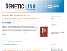 Tablet Screenshot of blog.dnagenotek.com